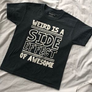 Weird is a Side Effect of Awesome Kids Shirt
